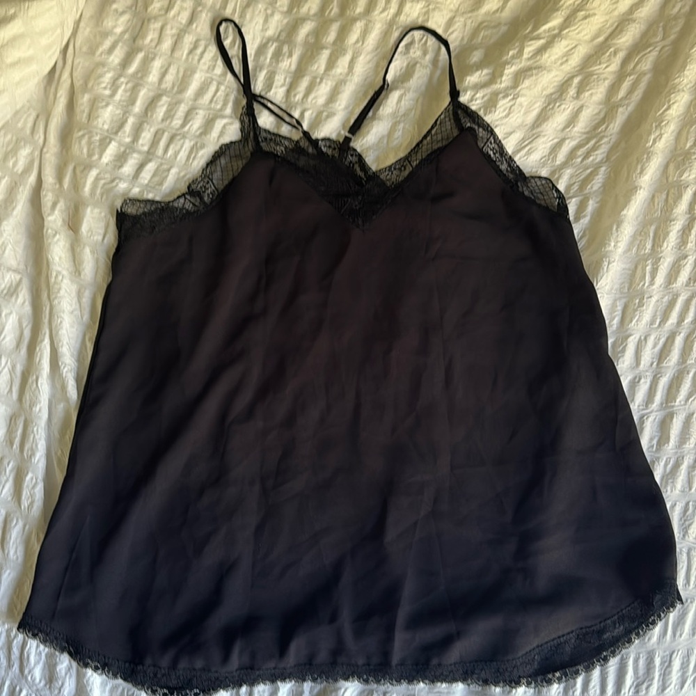 Black Lace Racerback Tank Top 🖤